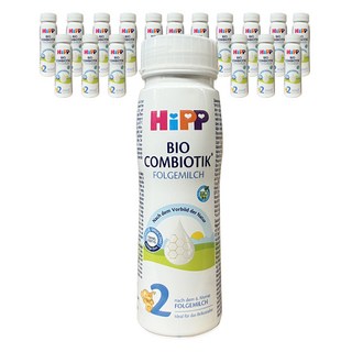 힙 콤비오틱 액상분유 2단계 독일 Hipp combiotik, 18개, 200ml