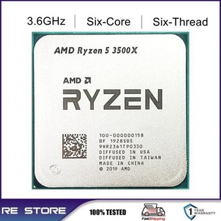 AMD Ryzen 5 R5 3500X 3.6GHz 6 코어 스레드 CPU 프로세서 7NM 65W LGA AM4, 한개옵션1
