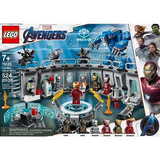 레고 76125 어벤져스 아이언맨 연구소 [정품 국내배송] LEGO® 76125 Marvel Super Heroes, 혼합 색상, 1개