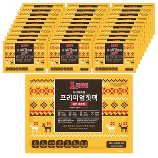아이따뜻해 프리미엄 핫팩 파스형 부착형, 30개