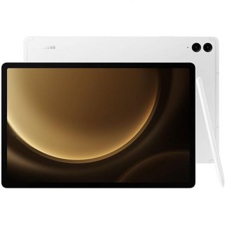 삼성 갤럭시 탭 S9 FE+ 플러스 S펜(256GB 12GB Wi-Fi) 12.4인치 WiFi 6 안드로이드 태블릿 4K 카메라 국제 모델 - X610(그레이), Silver, 1개