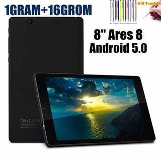 828 플래시 선물 펜 8 인치 Ares 안드로이드 5.0 포켓 태블릿 1G Ram + 16G Rom Z3735G CPU 쿼드 코, Add Leather case_Black, 03 Add Leather case