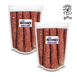 참두리 국산 적색 옥수수속대, 300g, 2개