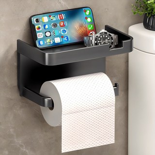 청결생활 화장실 무타공 방수 휴지걸이