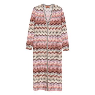 Missoni 지그재그 패턴 가디건 코트