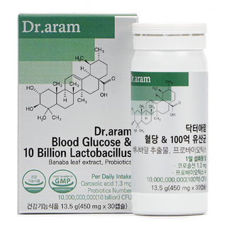 닥터아람 혈당 & 100억 유산균 13.5g, 3개, 30정