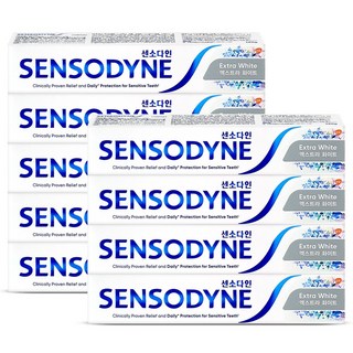 센소다인 엑스트라 화이트 시린이 미백 치약