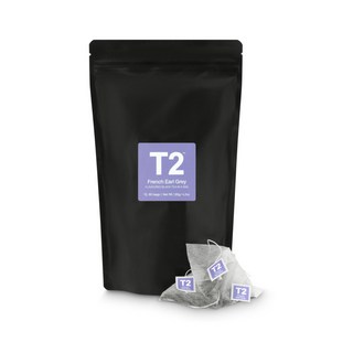T2 프렌치 얼그레이 60티백 지퍼백, 1박스, 60개입, 120g