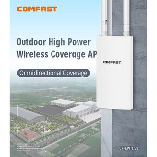 COMFAST 500MW 실외 포인트 액세스 라우터 장거리 AP 이더넷 안테나 1200MBPS 2G 무선 신호 기가비트 WIFI 8G, 300Mbps Access Point, UK Plug Version, 300Mbps Access Point, 1개