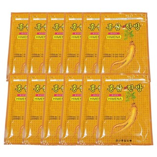 홍삼 한방파스 건강패드 12팩X20개 총 240장 480장 720장, 12개