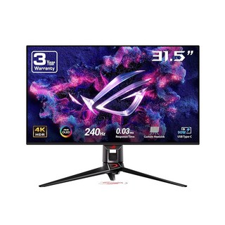 ROG Swift 32인치 4K OLED 모니터 240Hz 90W USB-C 0 03ms 응답 99% DCI-P3, 5 32&quot; OLED 4K 240Hz UHD G-SYNC