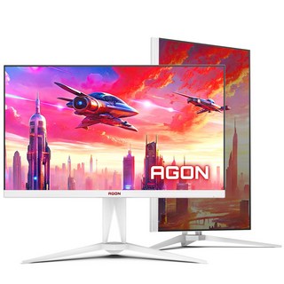 알파스캔 에이건 AGON 275QXW 게이밍 IPS 180 HDR 400 화이트 무결점 고해상도 모니터, 275QXW180, 68.5cm