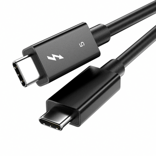 SKY 썬더볼트 5 / 8K / 120Gb / 240W C to C 케이블 / 맥북지원, 1개, 1m, 블랙