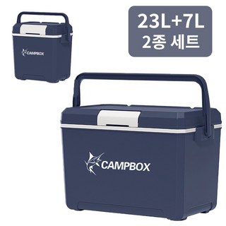 씽크라이프 캠핑 아이스박스 7L + 23L, 30L, 블루(7L + 23L)