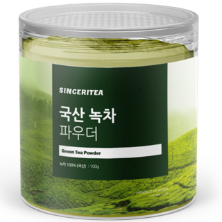 신서리티 국산 녹차 파우더, 1개, 3개입, 100g