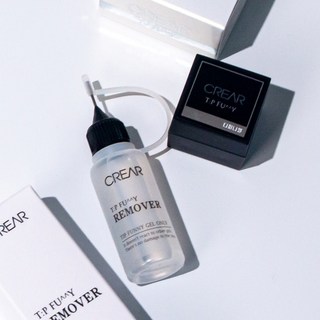 뷰젤 크레아 티퍼니젤+팁리무버 세트 젤네일팁 연장재료, 1개, 투명, 5ml