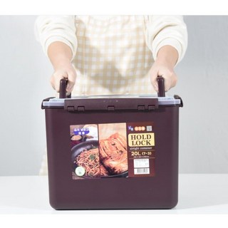 김치냉장고 김치통 20 리터 김치냉장고 겸용 미화홀드락, 2개, 20L