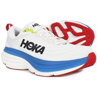 호카 M 본디 8 WIDE 블랑 드 블랑 버츄얼 블루