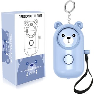 Mohe 호신 경보기 블루 H1, 1개 호신용벨