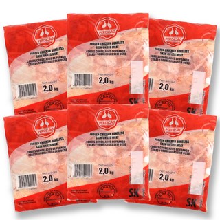페르디가오 닭정육 닭다리살 뼈없는 닭다리, 2kg, 6개