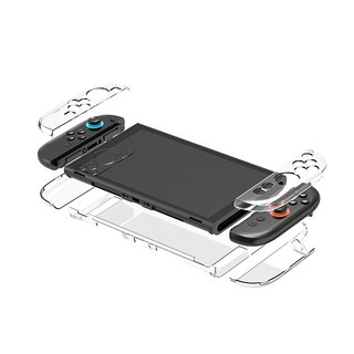 닌텐도 스위치2 케이스 투명 스컬앤코 스플릿 풀커버 케이스