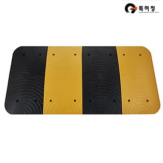 과속방지턱1000폭 A형 / 방지턱 도로방지턱 교통안전시설물, 노랑색본체, 1개