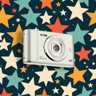 피코코 Y2K 레트로 디지털 카메라 (32GB 레노버 TF카드 증정), 실버