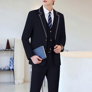 교복 투버튼 블랙 그레이 남자세트