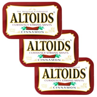 알토이즈 시나몬 민트 50g 3팩 Altoids Cinnamon Mints, 3개