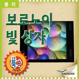 실험뚝딱 보로노이 빛 상자 5인세트 과학실험, 5인용