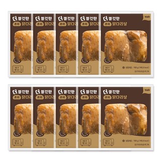 햇살닭 더쫄깃한 훈제 닭다리살(100g), 10개, 100g