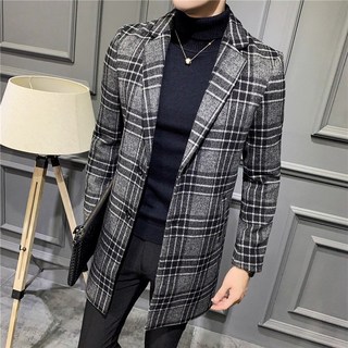 캐시미어 코트 슬림 코트 비즈니스 캐주얼 코트