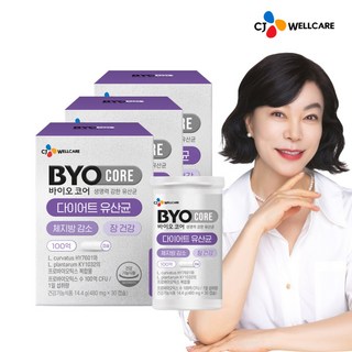 바이오코어 다이어트 유산균 14.4g, 30정, 3개