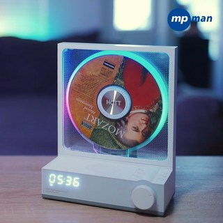 엠피맨 HOTT 리모컨 무선 블루투스 스피커 겸용 스탠드형 무드등 CD플레이어 C229-A 사용 모습