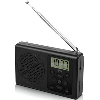 브리츠 휴대용 FM 라디오, BZ-R120, 블랙