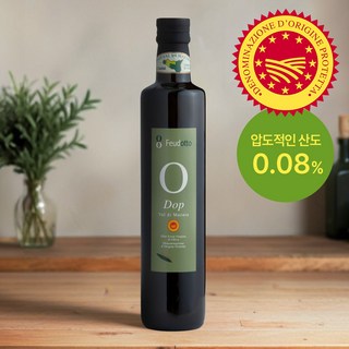 라고챠도로 퓨도토 유기농 DOP인증 산도 0.08 프리미엄 올리브오일, 1개, 500ml