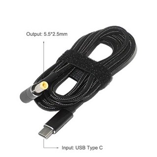 레노버 아수스 HP 델 에이서용 USB C PD DC 전원 어댑터