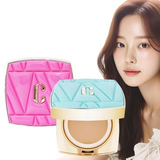 클리오 여름쿠션팩트 뉴 마그넷 모공 커버 팩트 자외선차단, 1개, 21호