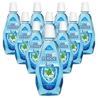 페리오 가글액 쿨링민트, 760ml, 10개