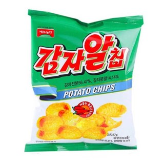 제주농연 감자알칩 매콤한 볶음 고추장맛, 27g, 30개
