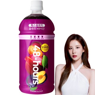 푸드올로지 톡스올로지 클렌즈 48시간 클렌즈주스, 1개, 1000ml 할리우드48시간 푸드올로지 톡스올로지 클렌즈 48시간 클렌즈주스, 1개, 1000ml 할리우드48시간