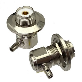 UHF 암 잭 SO239 벌크 헤드 직각 솔더 자동차 라디오 RF 동축 커넥터 와이어 터미널 RG174 RG316 LMR100 1, 11-50Pcs, 50개
