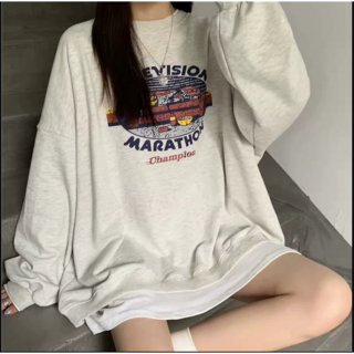 루즈핏 맨투맨 티셔츠