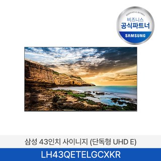 삼성 108cm 모니터 LH43QETELGCXKR QE43T, 스탠드