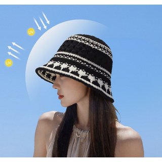 루빌리 벙거지 니트 버킷햇 모자