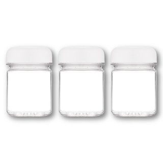 그로우민 국산 미니 트라이탄 무지 물병 마이보틀 3P, 화이트, 3개, 180ml