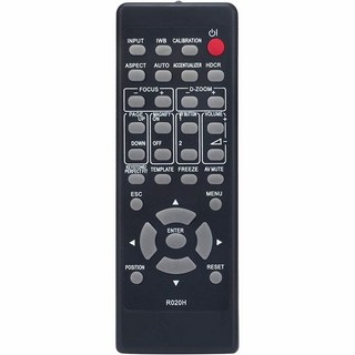 Hitachi LCD 프로젝터 CP-AX2503 CP-AX3503 CP-AX2505 CP-AX3505 CP-AW3005 CP-AW3506의 교체 원격 제어 R020H, R020H 히타치 프로젝터용 리모트핏 교체 CPAW25, 1개