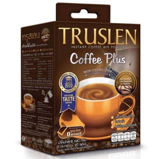 TRUSLEN Coffee Plus 트루슬렌 커피 진한맛 무설탕