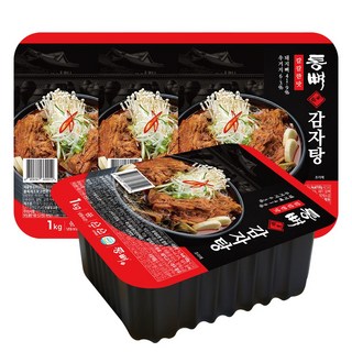 [통뼈감자탕] 20년 전통 부산의 칼칼한 감자탕 4kg (1kg x 4개) 백본감자탕