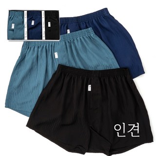 남성 인견 100% 여름 트렁크팬티 3매세트